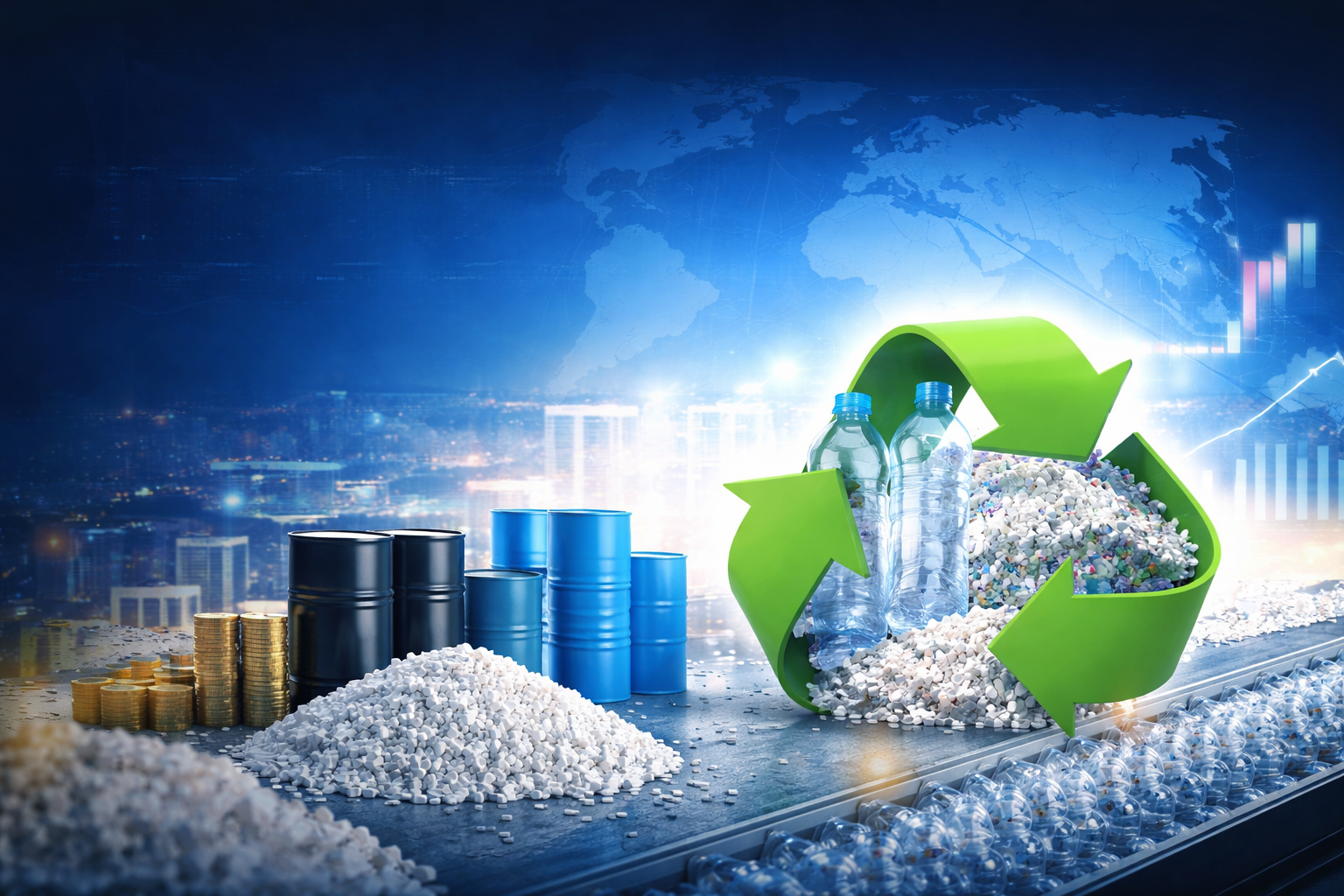 Plastic recycling and global crisis
